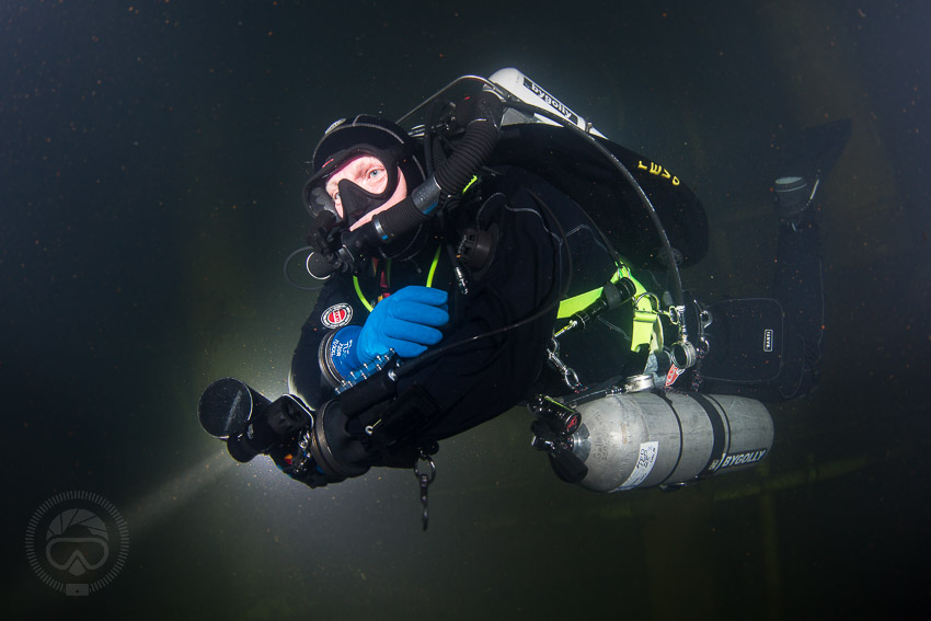 Bill Golley in the Cape Breton engine room